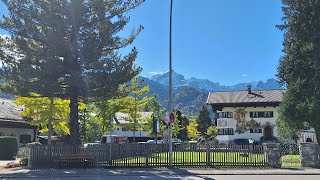 Garmisch Partenkirchen  Walking Tour amp Picturesque Landscape In Bavaria Germany  Travel Tales [upl. by Tawsha]