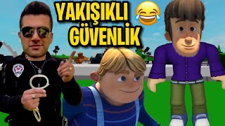 YAKIŞIKLI GÜVENLİK BİZİ KURTARDI 😂 BROOKHAVEN🏡RP [upl. by Lawford]