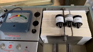 Part 3 Restoring an RCA WT110A Punch Card Tube Tester [upl. by Naik342]