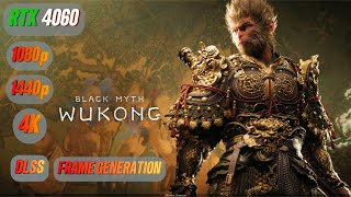 Black Myth Wukong RTX 4060 FPS TEST  RTX 4060 amp i5 12400F Benchmark 1080p1440p4K [upl. by Dickinson811]