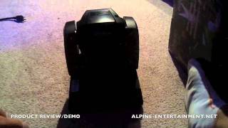 Chauvet Intimidator Spot Led 150 moving head review and demo [upl. by Xenos]