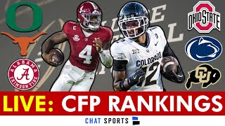 College Football Playoff Top 25 Rankings 2024 LIVE [upl. by Delsman]