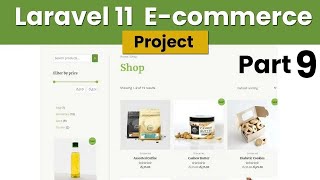 Laravel 11 ECommerce Project Part 9 [upl. by Ahsemat]