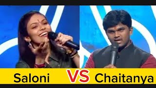 Saloni VS Chaitanya 🔥 Indian Idol Season 15 New Episode Today 🔥 [upl. by Marrin477]