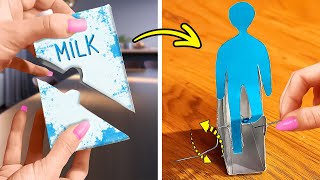 Easy Paper amp Cardboard Crafts for School and Home 🏫 Recycling Ideas for Smart Parents [upl. by Namsaj47]