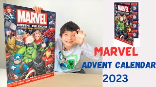 Opening Marvel Advent Calendar 2023  Story Book Collection  Countdown to Christmas [upl. by Nnailuj]