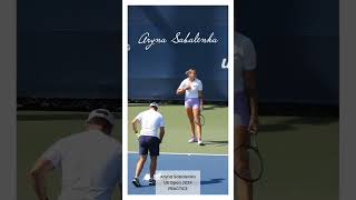 Aryna Sabalenka PRACTICE US Open 2024 [upl. by Zumwalt366]