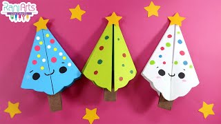 TARJETAS ARBOL NAVIDEÑO  Fácil  DIY  EASY CHRISTMAS TREE CARDS [upl. by Nnayd]