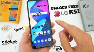 How to unlock LG K51  Unlock LG K51 SIM Network [upl. by Beauvais]