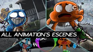 FNFquotForgotten Worldquot ALL ANIMATIONS ESCENES Pibby Apocalypse UNOFICIAL SantiAnimations [upl. by Zitella]