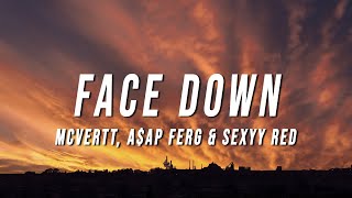 MCVERTT AAP Ferg amp Sexyy Red  Face Down Lyrics [upl. by Saravat]