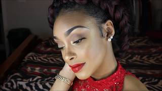 Butterly Halo Braid Sewing Method The Perfect Elegant Holiday Protective Style [upl. by Zetniuq]