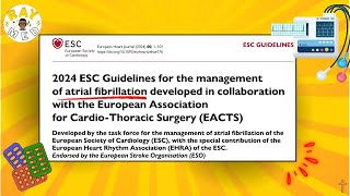 Guía fibrilación auricular ESC 2024  RAYMED [upl. by Ahtekal]