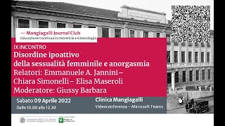 Il disordine ipoattivo della sessualità femminile e lanorgasmia [upl. by Erbe849]