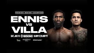 JARON quotBOOTSquot ENNIS vs ROIMAN VILLA Welterweight fight prediction and preview [upl. by Durrell]