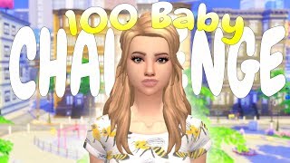 OUR NEW BABY IS HERE 100 BABY CHALLENGE  Part 4 The Sims 4 Lets Play [upl. by Haiasi117]