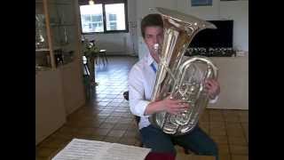 Martin Fournier performs Tuba Concerto [upl. by Mylander]