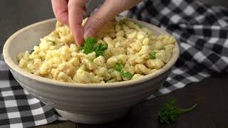 Homemade German Spaetzle Recipe [upl. by Fabiano]