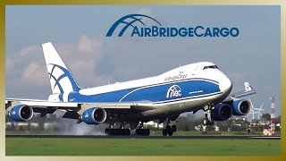 ✈️ AirBridgeCargo Boeing 747 landing at Amsterdam Airport Schiphol ✈️ [upl. by Ali]