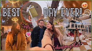 He Took Me On A Christmas Date 🥺♥️ BEST DAY EVER New Bag amp More  VLOG  ThatQuirkyMiss [upl. by Hort]