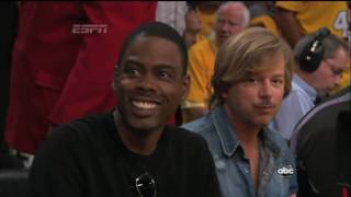 Kobe Bryant Ignores Chris Rock Funny HD [upl. by Calesta24]