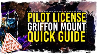 Guild Wars 2  Griffon Pilot License  Fly like a PRO [upl. by Mylan]