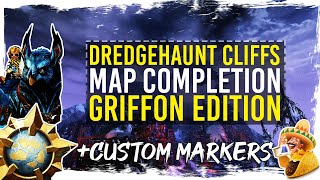 Guild Wars 2  Dredgehaunt Cliffs Map Completion with Custom Markers [upl. by Jehanna]