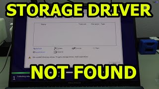 How To Fix ASUS Couldnt Find Storage Driver Load Error in Windows Install [upl. by Tomi904]