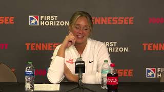 Tennessee Lady Vols Press Conference HC Kim Caldwell G Talaysia Cooper G Ruby Whitehorn [upl. by Jolenta]