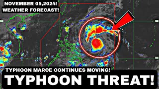 NOVEMBER 052024 AFFECTED AREAS TYPHOON MARCE TRACK AND INTENSITY LANDFALL SCENARIO [upl. by Amelia124]