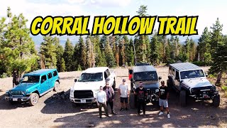 Stock Jeep Wrangler JL takes on Corral Hollow Trail [upl. by Milka819]