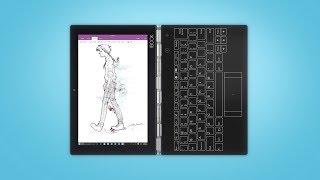 HALO KLAVYELİ LENOVO YOGABOOK İNCELEMESİ [upl. by Faletti378]