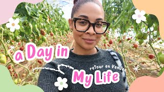 A DAY IN MY LIFE Cueillir des légumes chill en famille manger encore et toujours des crêpes Vlog [upl. by Huba]