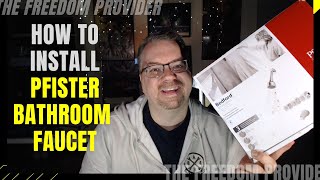 How to install a shower faucet Pfister Bedford 801WS2BDCC [upl. by Hanshaw]