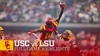 2024 USC Football vs LSU  Full Game Highlight [upl. by Nairot410]