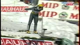 Matti Hautamaeki  2285 m  Planica 2003  WORLD RECORD [upl. by Asylem]