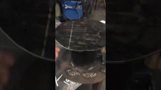 Pitt Meadows Plumbing 2 second lean pre fab spooling shop welding lazy susan [upl. by Eynenihc]