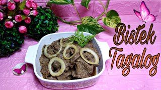 PINOY BEEFSTEAK  BISTEK TAGALOG  FILIPINO BEEFSTEAK RECIPE [upl. by Enyleuqcaj]