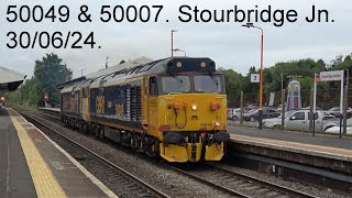 50049 amp 50007 Stourbridge Junction 300624 [upl. by Salem489]