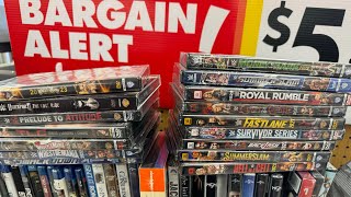 Big Haul of WWE DVDs from Big Lots 2024 yes 2024 [upl. by Saixela]