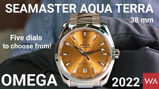 OMEGA Seamaster Aqua Terra 150M 38mm Five dials to choose from [upl. by Tager]