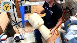 Woodturning Djembe Dream Part 4 [upl. by Anaujit]