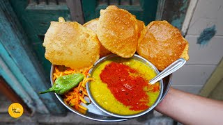 Most Famous Bhavnagar Breakfast Jay Somnath Dal Puri Rs 40 Only l Gujarat Street Food [upl. by Norby]