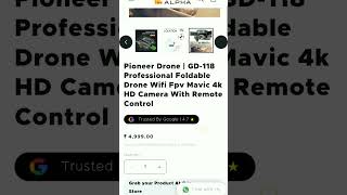 Pioneer Drone available on zone alpha order now smartwatcha smartdevice viralvideo [upl. by Ozkum]