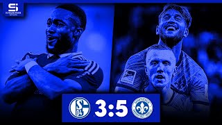 FC Schalke 04  SV Darmstadt 98 35  Tore amp Highlights  Stadion Reaktion [upl. by Alvis]