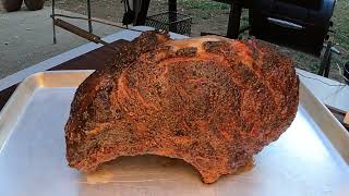 How To Cook a Prime Rib in an Offset Smoker [upl. by Eaves562]