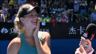 Eugenie Bouchards big moment [upl. by Roger960]