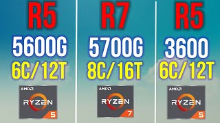 R5 5600G VS R7 5700G VS R5 3600 WITH RTX3090 ON 1080P WHO IS BEST GAMING CPU IN 2021 [upl. by Horne390]