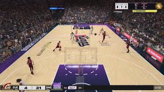 NBA 2K25 Cavs vs Kings crazy Donovan Mitchell game [upl. by Kristo]