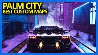 Forza Horizon 5  AMAZING Palm City Map FH5 Best Custom Maps [upl. by Lynette718]